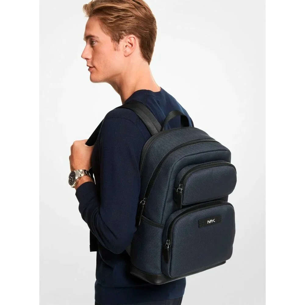 S Michael Kors Kent Sport Utility Large Olive Backpack 37U1LKSC50 Army Green